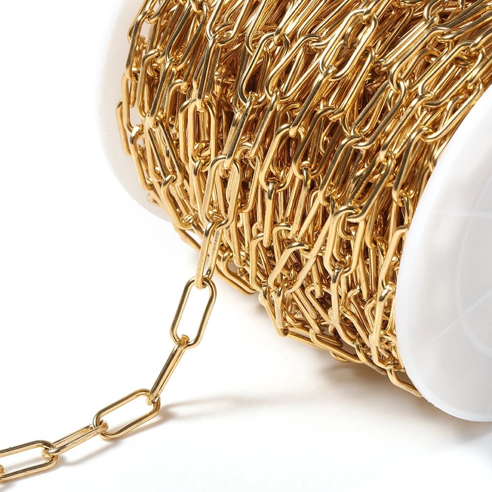 Ataç Zi̇nci̇r Gold Renk 100 Metre Çeli̇k