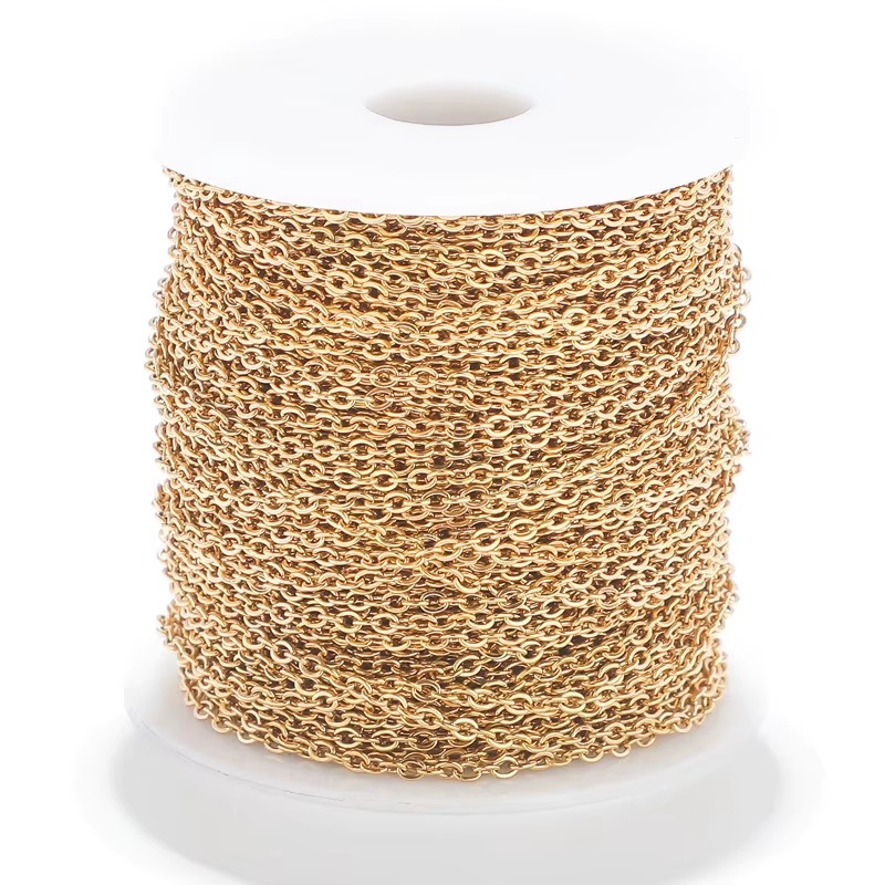 Sf Zi̇nci̇r Gold Renk 100 Metre Çeli̇k