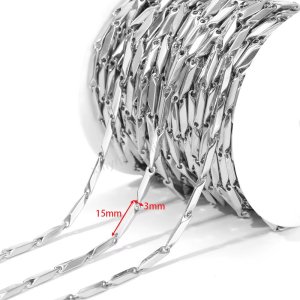 Küp Üçgen Gümüş Renk 100 Metre Çeli̇k Kolye