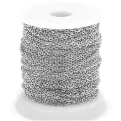 Sf Zi̇nci̇r Gümüş Renk 100 Metre Çeli̇k